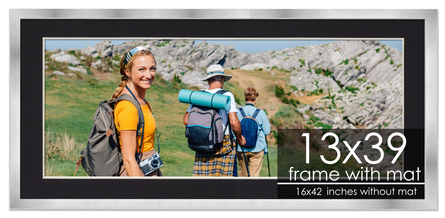 Silver Frame with Black Mat